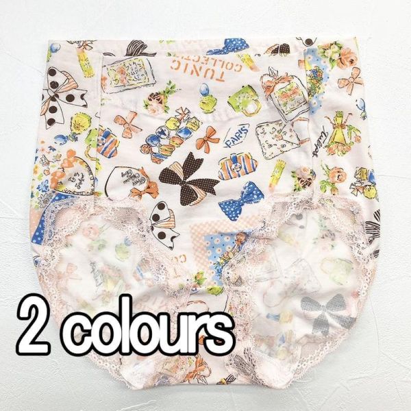 TUNIC 玫瑰天使斯蕾絲棉質三角內褲 