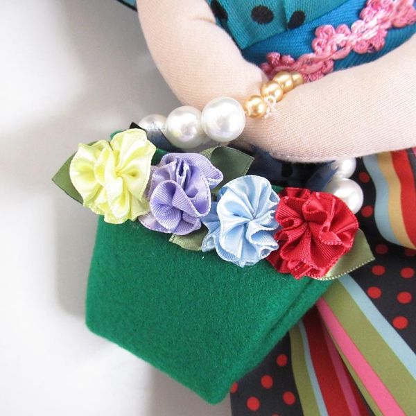 TUNIC CoCo girl 拼接布公主毛絨玩偶46cm 