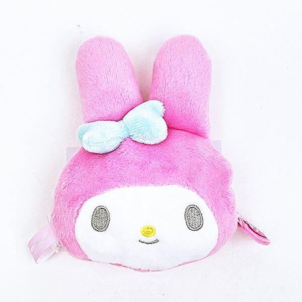 sanrio 美樂蒂/庫洛米大臉毛絨玩偶造型捲尺 