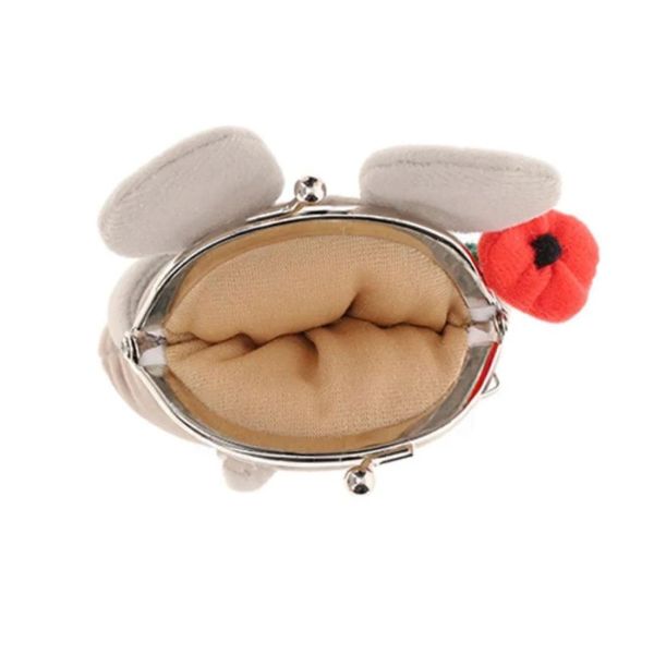 zowie 田鼠阿佛拿花珠扣口金包 