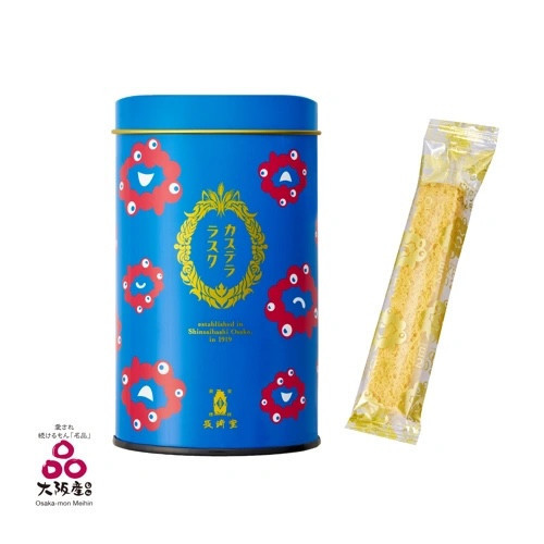 長崎堂 大阪世博長崎蛋糕脆餅鐵罐 