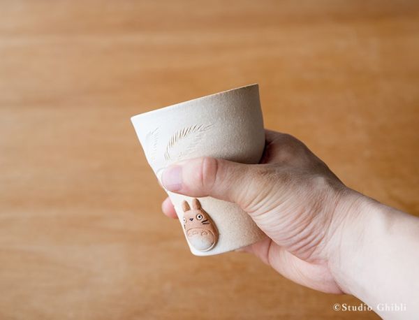 TOTORO龍貓 信樂燒明山窯 陶瓷杯 