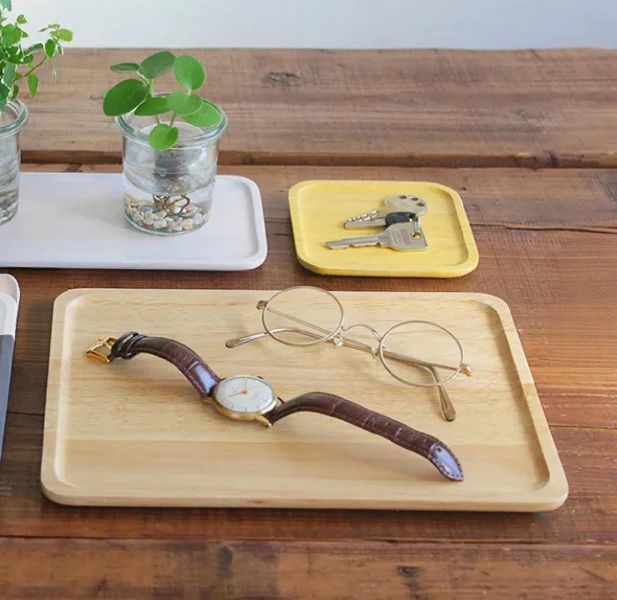 marcs 天然木製長型托盤 