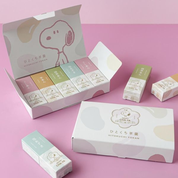 Snoopy茶屋 綜合羊羹禮盒5入 