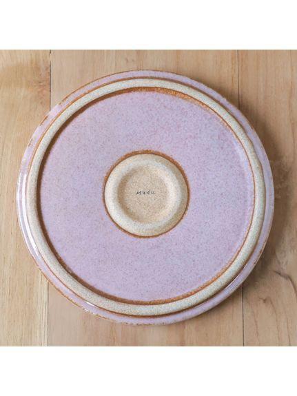 Madu 釉彩素色粉燒製圓盤 