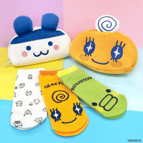 Tamagotchi 雙面毛絨收納包 