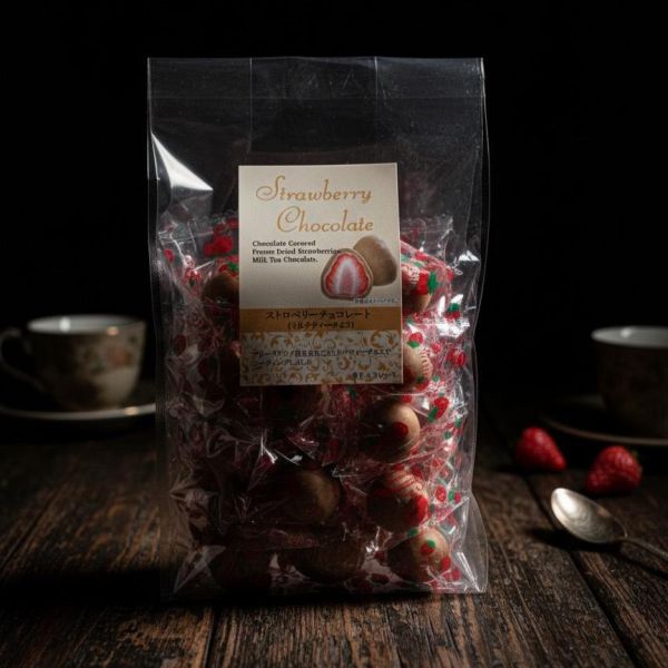 春日堂 牛奶巧克力草莓乾袋裝 
