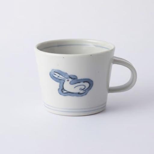 中川政七 瀨戶燒藍動物陶瓷馬克杯 