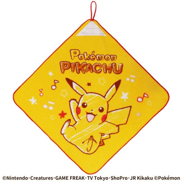Pokemon寶可夢 皮卡丘掛式毛巾 