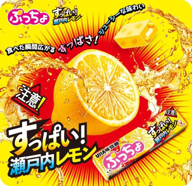 **預購** UHA味覺糖 瀨戶內檸檬果肉噗啾軟糖 