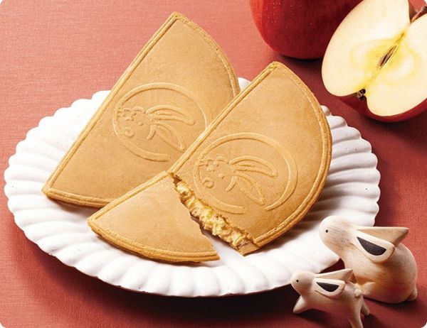鎌倉五郎 蘋果半月夾心薄餅5入 
