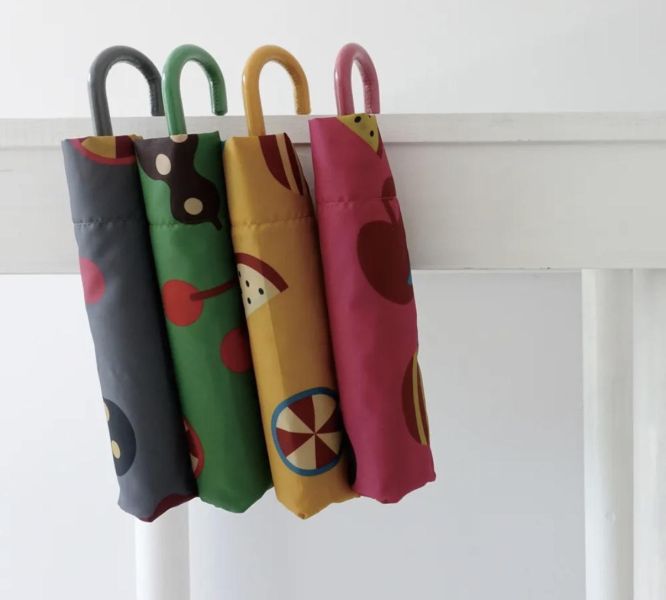 Atsuko Matano 復古水果印花手把折疊傘 