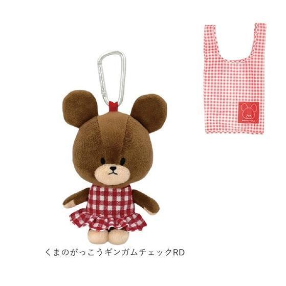 sekiguchi 小熊學校傑琪登山扣玩偶購物袋 