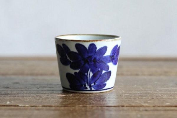 BARBAR 伊呂波菊花圓點點圖陶瓷茶杯 