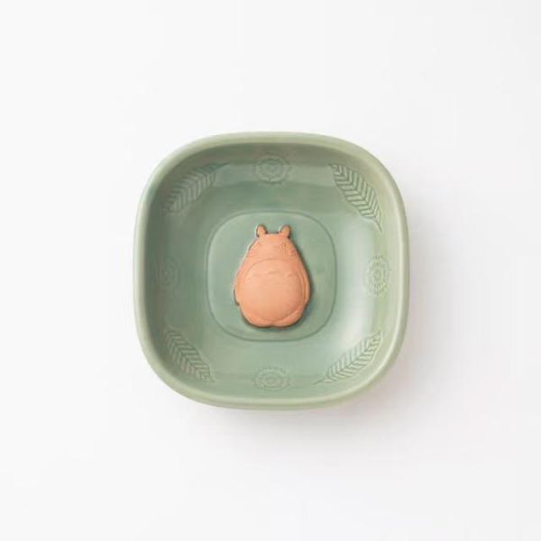 中川政七 瀨戶燒龍貓陶瓷小方盤 