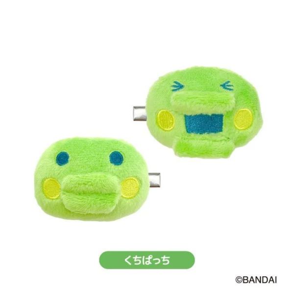 Tamagotchi 毛絨髮夾2入組 