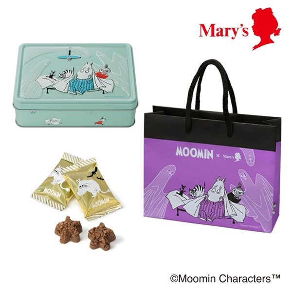 **預購** Mary's Moomin 萬聖節 綜合巧克力浮雕鐵盒 