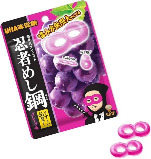 **預購** UHA 忍者無限造型麝香葡萄軟糖 