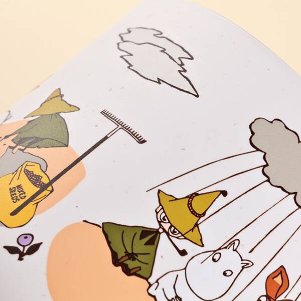 Moomin 木蓋竹纖維收納罐附餅乾 