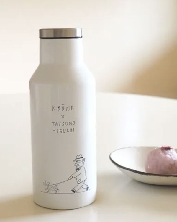 KRÖNE聯名 插畫不鏽鋼保溫瓶350ml 