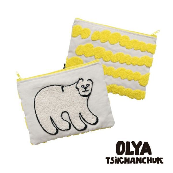 OLY 動物刺繡收納包 