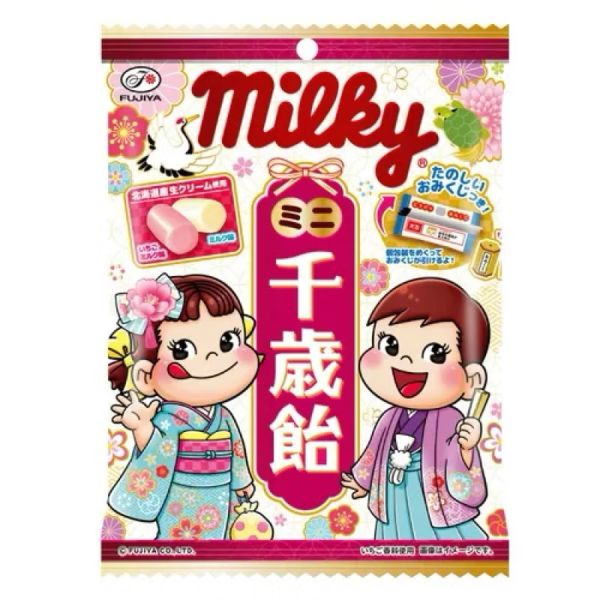 Fujiya 不二家 迷你千歲飴牛奶糖65g 