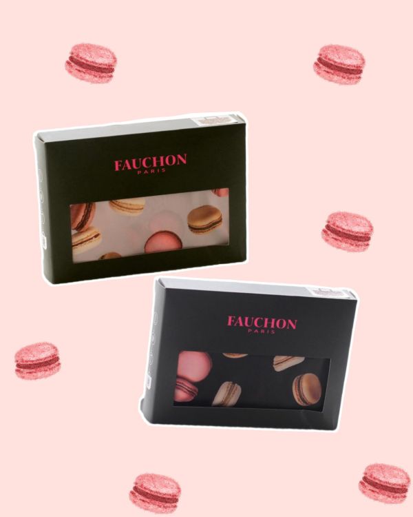 FAUCHON 滿版馬卡龍環保購物袋 