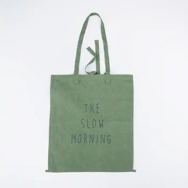 Finissage The Slow Morning亞麻肩背袋 
