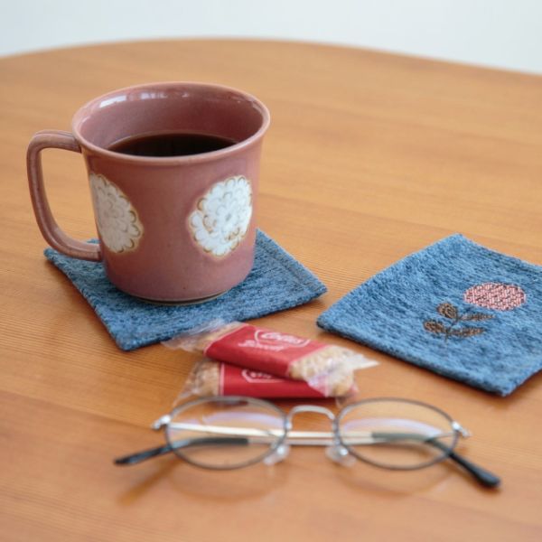 CDF. 波佐見燒 繡球花輕量陶瓷馬克杯 