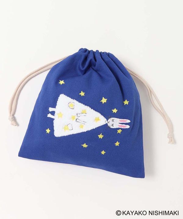 sunstar 繪本我的衣裳刺繡束口袋 
