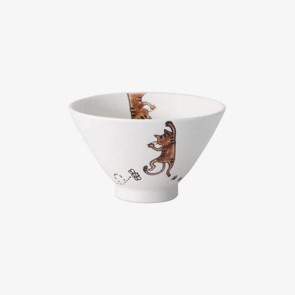 菊祥陶器 neko貓咪 波佐見燒飯碗 