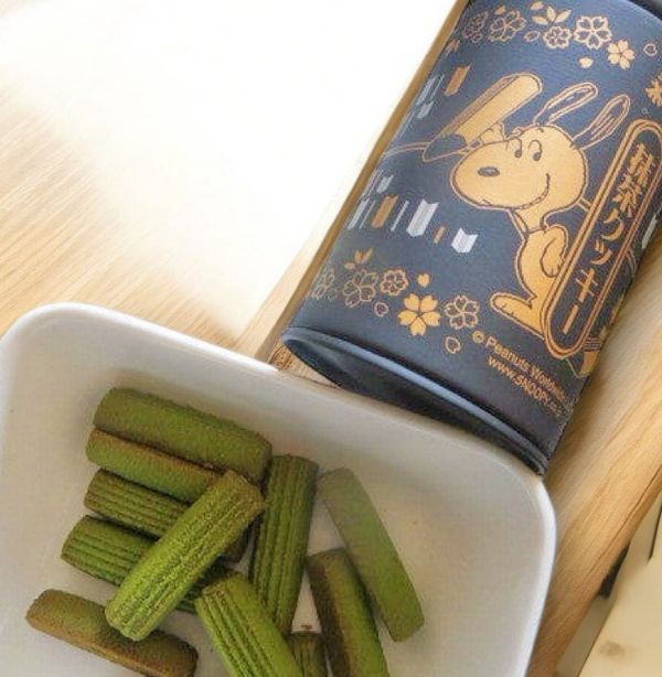 **預購** Snoopy茶屋 抹茶餅乾罐(黑) 