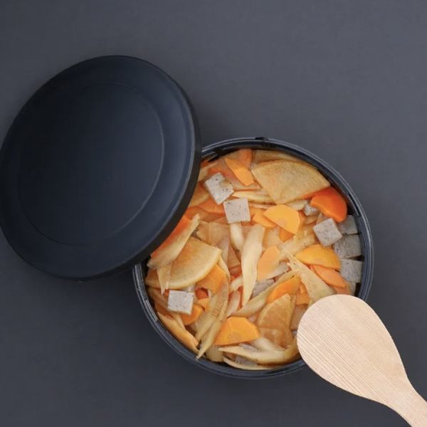 伊原企販 微波炊飯鍋(黑) 