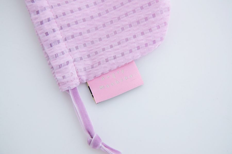 Bisque Angry Machiko圓鏡束口袋組 