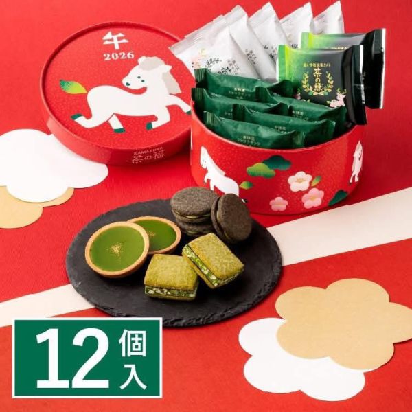 **預購**  kamakura 茶之福2026馬年三種抹茶甜點禮盒12入 