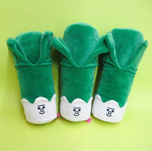 The Bee's Knees 香蕉/青蔥表情造型毛絨玩偶 