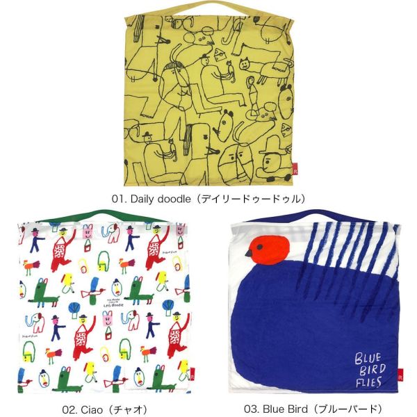 ROOTOTE  tablo 繪畫風環保袋 