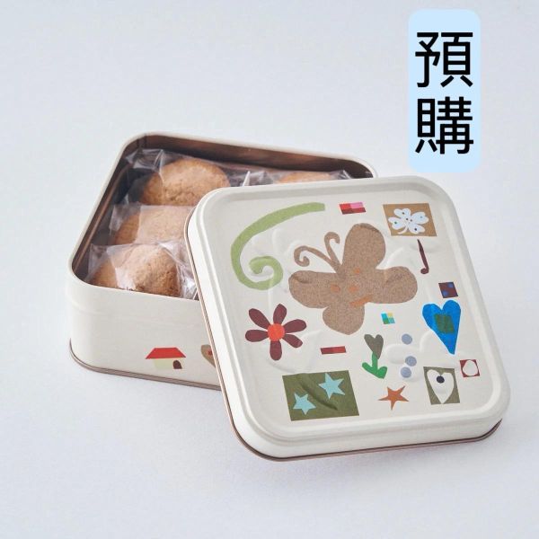 **預購**Tiny Pocket Collage 費南雪浮雕鐵盒6入 