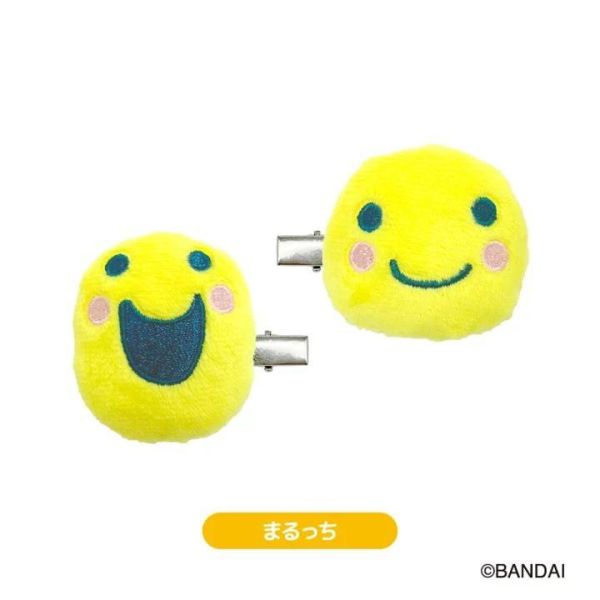 Tamagotchi 毛絨髮夾2入組 