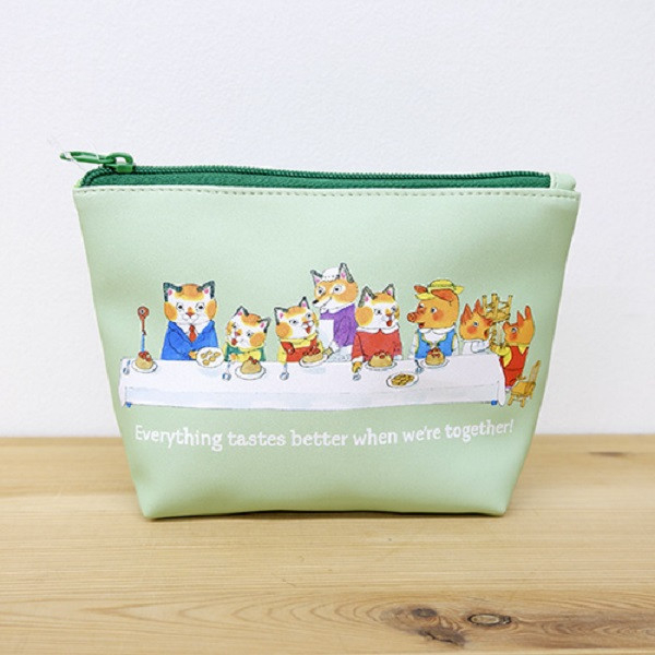 Richard Scarry's BUSY WORLD 皮革舟形收納包 
