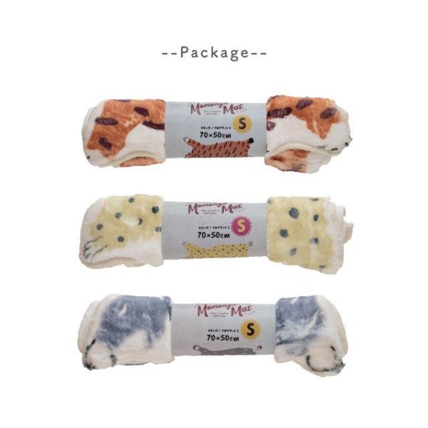 CDF Momonga動物毛絨地墊(檸檬豹S) 