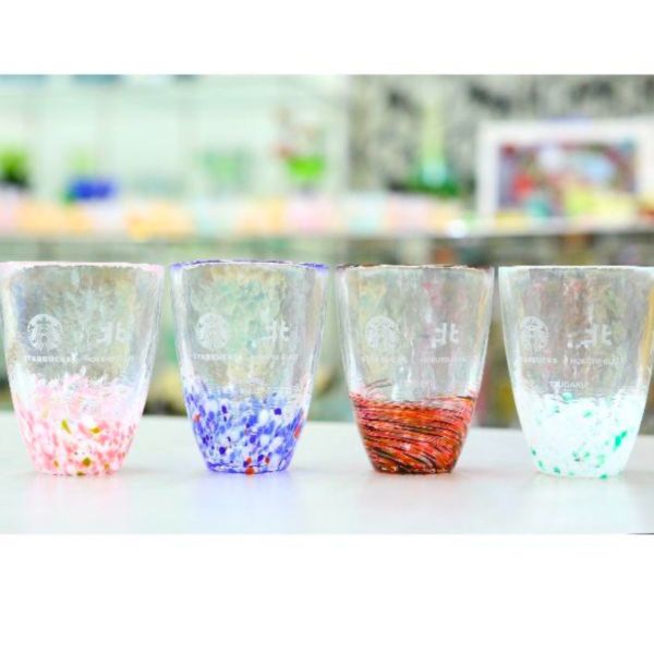 星巴克 青森限定櫻花津輕耐熱玻璃杯 