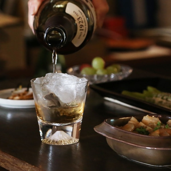 田島硝子 手工吹製富士山玻璃杯 