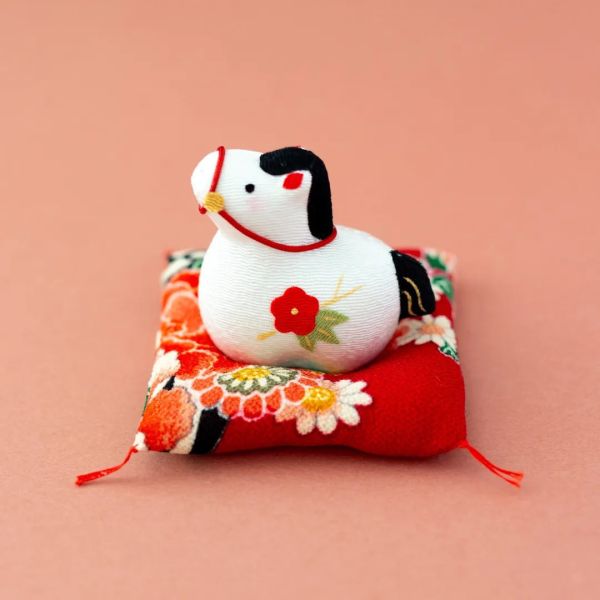 龍虎作 招福干支馬陶瓷縐布擺設 