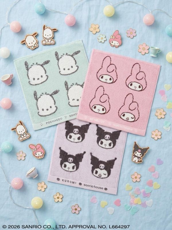 sanrio house 純棉手帕 