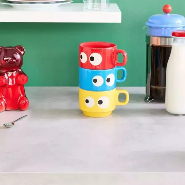 MoMA Stacking Mug 眼睛堆疊馬克杯3件組 