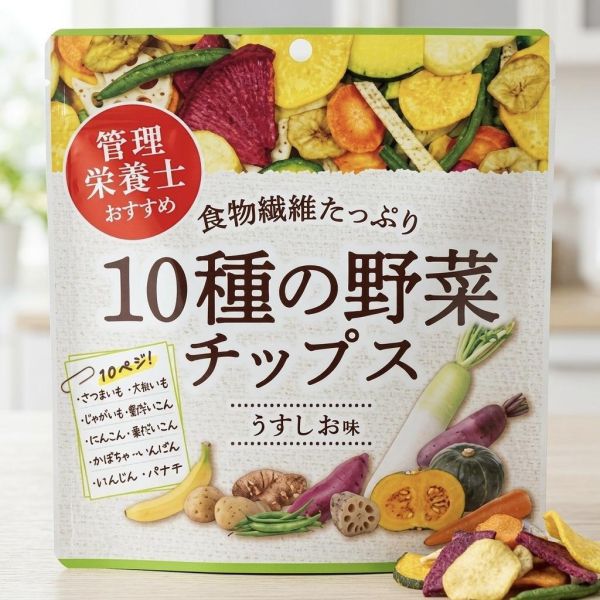 **預購**DAISO 輕鹽風味10種蔬菜脆片 