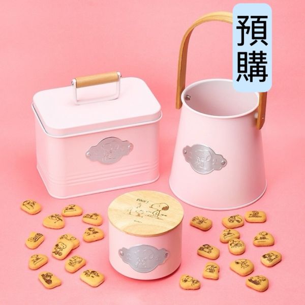 **預購** Peanuts 史努比銀標木蓋造型餅乾 