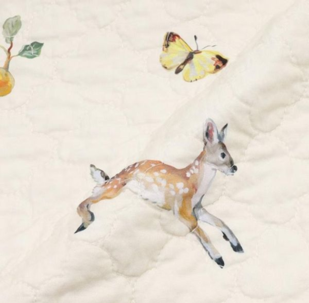 Afternoon Tea莊島步音動物花朵插圖多功能毯(米) 