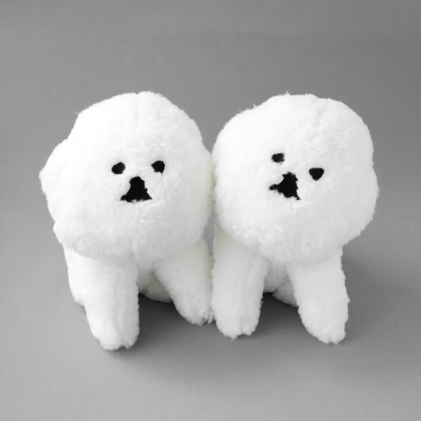 mambo & bb 比熊犬毛絨玩偶 